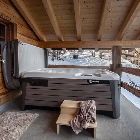 Chalet Mountain 4 Only For 2, Private Wellness, For A Romantic Honeymoon *